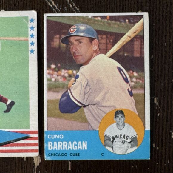 1960s Topps & Fleer Chicago Cubs 12 Card Lot - Picture 5 of 13